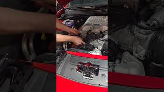 Dodge Charger SRT Hellcat gets a new part added! #hellcat #srt #comedy #pov