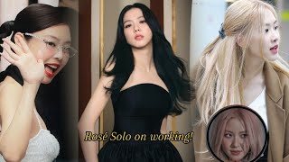 Rosé working on Solo & Andam Jury , Jennie sent Food Truck To jisoo & Shocked Fans with hwr new styl