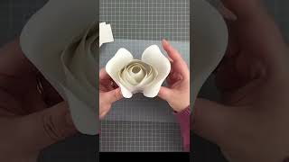 DIY PAPER FLOWER TEMPLATE #shorts