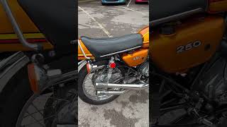 '72 Kawasaki S1 with custom Higgspeed exhaust