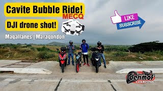 Cavite Bubble Ride | MECQ ride |Drone shot | Dji spark | Raider 150 | Honda Click | Suzuki Skydrive