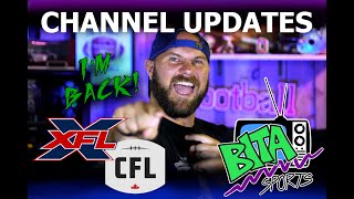 BITA Sports NEWS:  Channel Updates, XFL & CFL News