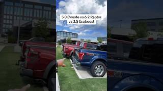 5.0 Coyote vs 6.2 Raptor vs 3.5 Ecoboost Exhaust Sound