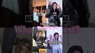 KPOP Idols Watashi Wa Star Mamushi Dance Twice Jihyo Mina IVE Yujin Lesserafim Sakura Yunjin Taeyeon