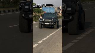 Gadi me 4 lakh ke tyer delway he 😱 #viral #thar #viralvideos #automobile #shortvideos #youtube #car