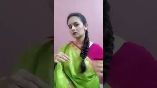 Gulabi Sadi Song 💗#hairstyle #wedding #weddingday #hair #shadi #bridalmakeup #makeup