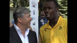 Leichtathletik WM 2009 in Berlin - mit Interview mit Usain Bolt