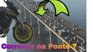 Corredor na ponte Rio-Niterói de MT 09, será que dá pra andar?