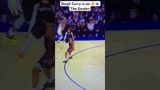 Warriors Vs Knicks: Steph Curry on fire in The Garden #shorts #highlights #nba #shorts