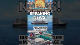 🚢The Disney Adventure sets sail Dec 15 2025 in Singapore! Bookings open Dec 10 2024. #disneycruise