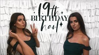 HUGE WHAT I GOT FOR MY 19TH BIRTRHDAY | HelloAmyy