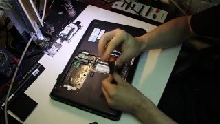 048 Как разобрать любой ноутбук? Ремонт ноутбука HP G60 ( часть 1 ) disassembly