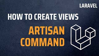 How to create a Laravel view using an artisan command