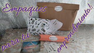 💡IDEAS DE EMPAQUE PARA TU EMPRENDIMIENTO/ IMPRIME TU LOGO EN PAPEL CHINA /PERSONALIZA TU MARCA📦 DIY