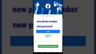 How to login facebook without email and password #shorts