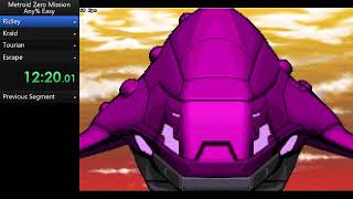 Metroid: Zero Mission. Any% Easy. 56:19 (42:19 IGT)