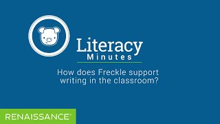 How does Freckle for ELA support writing in the classroom?