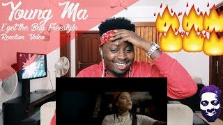 🔥 REACTION! 💰🔥 Young M.A "I Get The Bag Freestlye