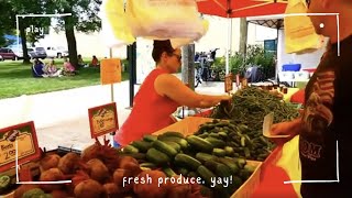 GETTING FRESH PRODUCE FROM FARMERS' MARKET | Team Fischer