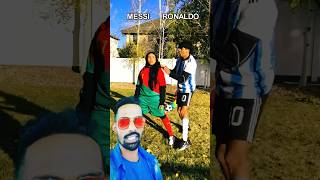 Ronaldo Fan Vs  Messi Fan , Bal🏀  challenge 🤣#ronaldo #messi #football #quiz #shorts #usa #viral