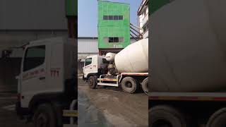 Concrete Mixing Proces | Adhimix Batching Plant #shorts