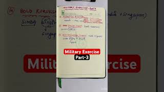 Trick to remember Military Exercise Part-3   |#ssc #ssccgl #sscchsl #sscmts #ssccpo #ssccpo #bankpo