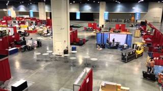 ASTC 2014 Exhibit Hall Setup Timelapse