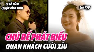 Độc lạ chú rể với bài phát biểu trong hôn lễ đầy bất ổn nhưng lại vô cùng đáng yêu | Cột Sống Gen Z