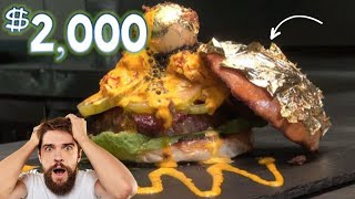 Eating The World's Most Expensive Burger ($2,000) | Best burger in the world | expensive foods