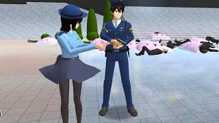 The Story of a Policeman @SAKURA😥 :Exclusive Sakura School Simulator Game Play#sakuraschoolsimulator