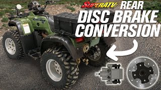 How To Install SuperATV Rear Disc Brake Conversion Kit Honda Foreman