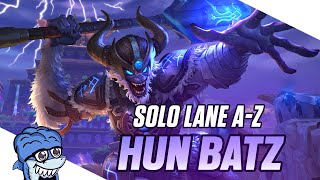 HUN BATZ IS OP IN SOLO WITH BLUESTONE | SMITE 8.4 SOLO LANE COMMENTARY