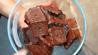 La recette de sablés chocolat au caramel صابلي راقي بالشكلاط وكراميل