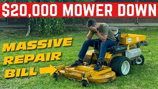 Catastrophic FAILURE Of My $20,000 Walker Mower... That's Gonna Hurt