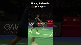 Singapure Open Ginting Raih Gelar Bersejarah #shortsyoutube #singaporeopen2023