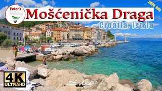 Mošćenička Draga,  Istria, Croatia, Horvátország, Isztria  Walking Tour 4k