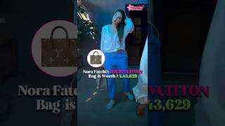 Nora Fatehi's LOUIS VUITTON Bag Is Worth ₹4.4 Lakhs #norafatehi #louisvuitton #bagcollection #shorts