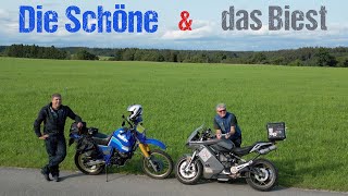 Classic YAMAHA Ténéré  meets electric ZERO SR/S | Motorradfreunde stellen sich vor...