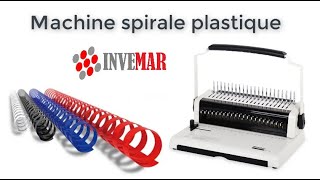 Machine spirale plastique