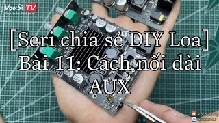 [Seri chia sẻ DIY Loa] Bài 11: Cách câu các loại Aux trên mạch Wuzhi và Xinyi | Vọc Sĩ TV