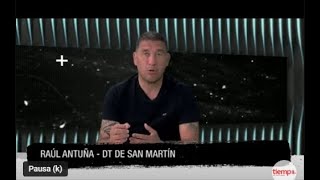 Raúl Antuña - DT de San Martín