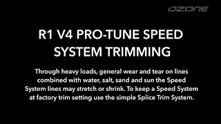 Ozone R1 V4 - Pro-Tune Speed System Trimming