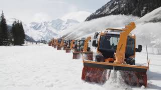 Kahlbacher Schneefrässflotte an der Großglockner Hochalpenstraße