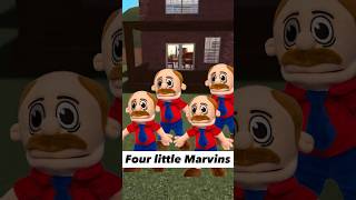 FOUR LITTLE MARVINS #shorts