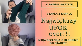 #63 Największy UFOK ever. O Bobbie swetrze od Hobbii. I co mam na drutach?