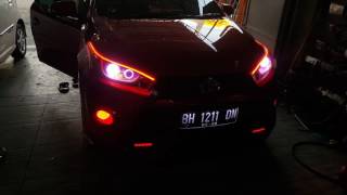 Custom headlamp all new yaris 2015