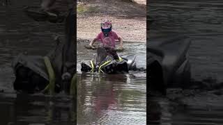 Hog Waller Water Wheelies,  Mudding my Renegade XMR 1000