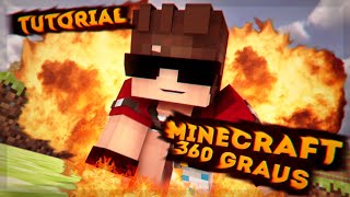 COMO GRAVAR MINECRAFT A 360 GRAUS! | TUTORIAL