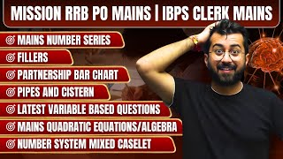 RRB PO Mains [ From 10 Marks to 25 Marks ] Quant Game Changer Session by Aashish Arora