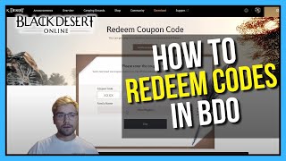 How to Redeem Coupon Codes in Black Desert Online Easily